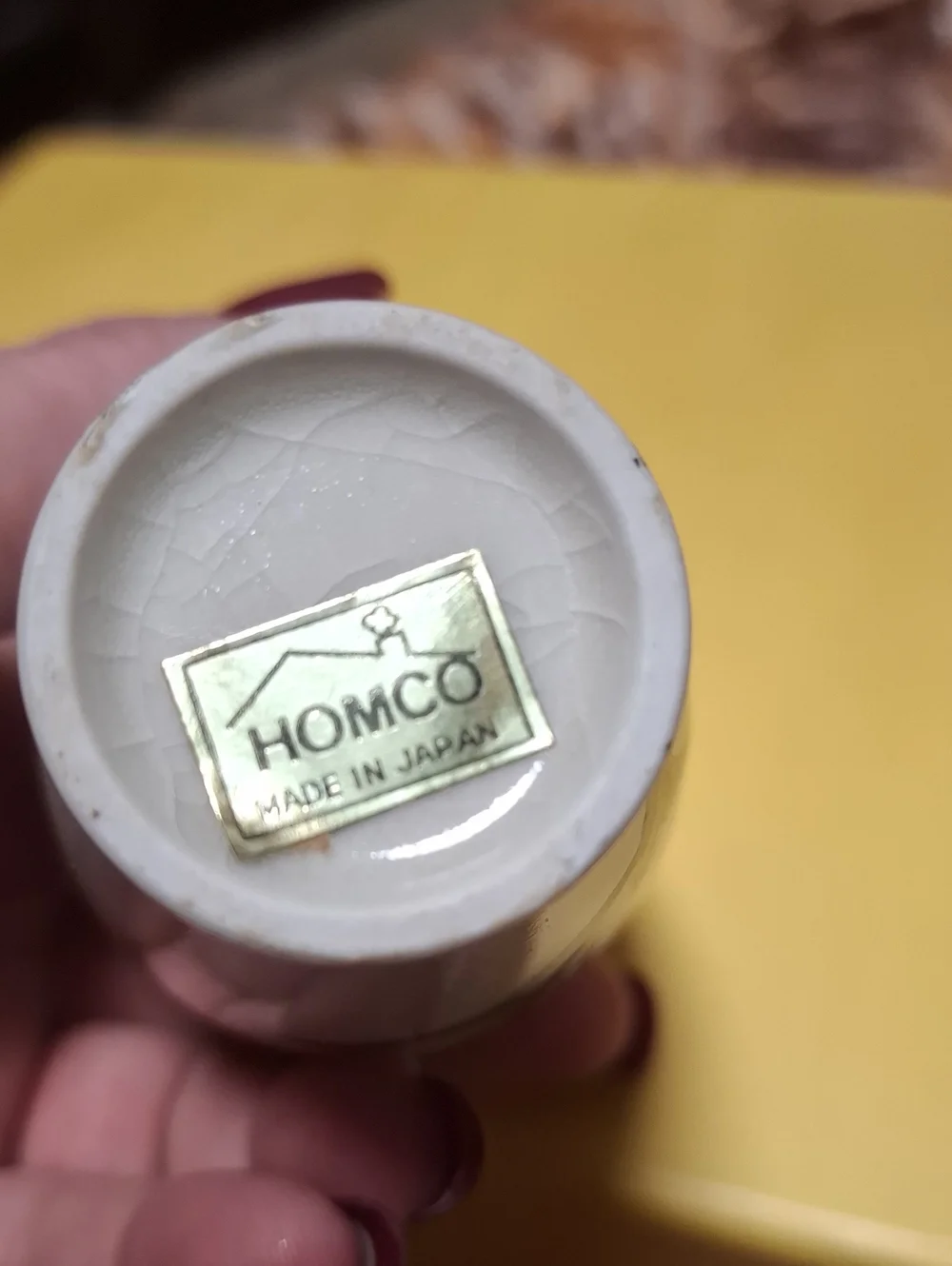 Homco White Ceramic Floral Vase Pair